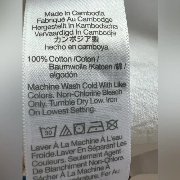 MADEWELL NWT The Signature Poplin Oversized Cotton Button-Up Shirt Size Small - Picture 7 of 10